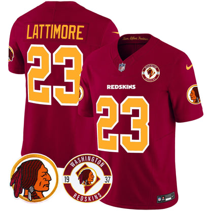 Washington Redskins 2024 Vapor Limited Jersey - Est. 1937 Patch - All Stitched