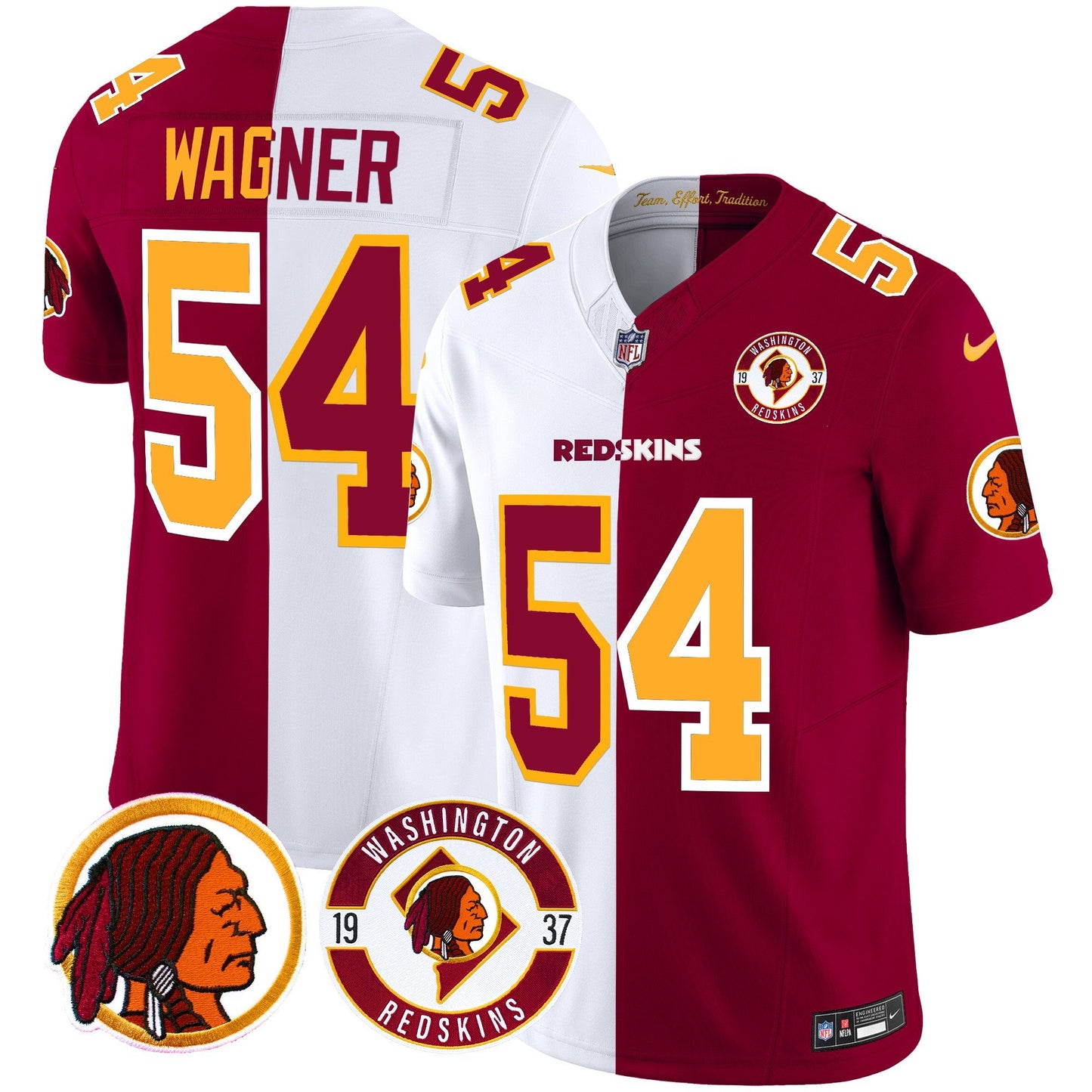 Washington Redskins 2024 Vapor Limited Jersey - Est. 1937 Patch - All Stitched