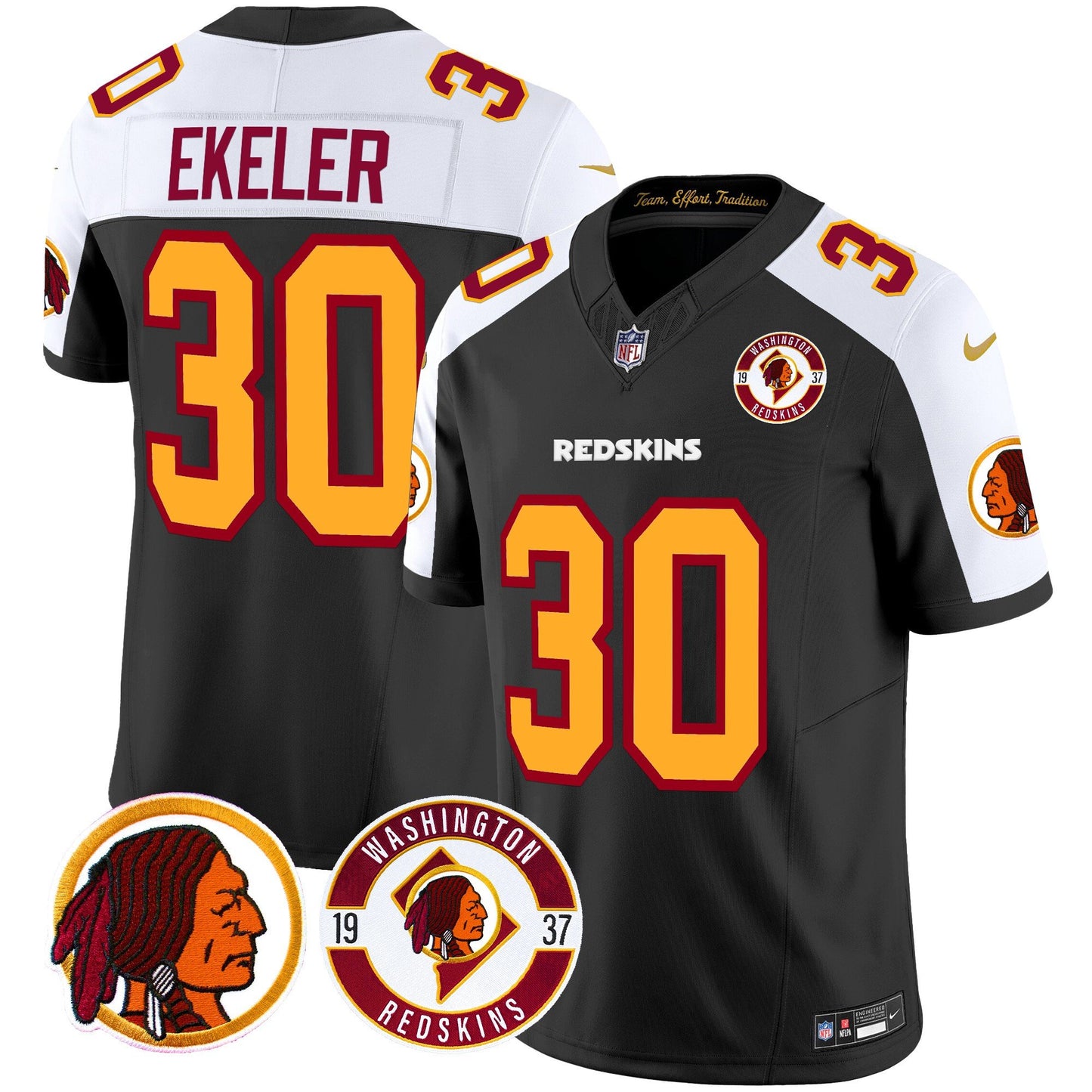 Washington Redskins 2024 Vapor Limited Jersey - Est. 1937 Patch - All Stitched