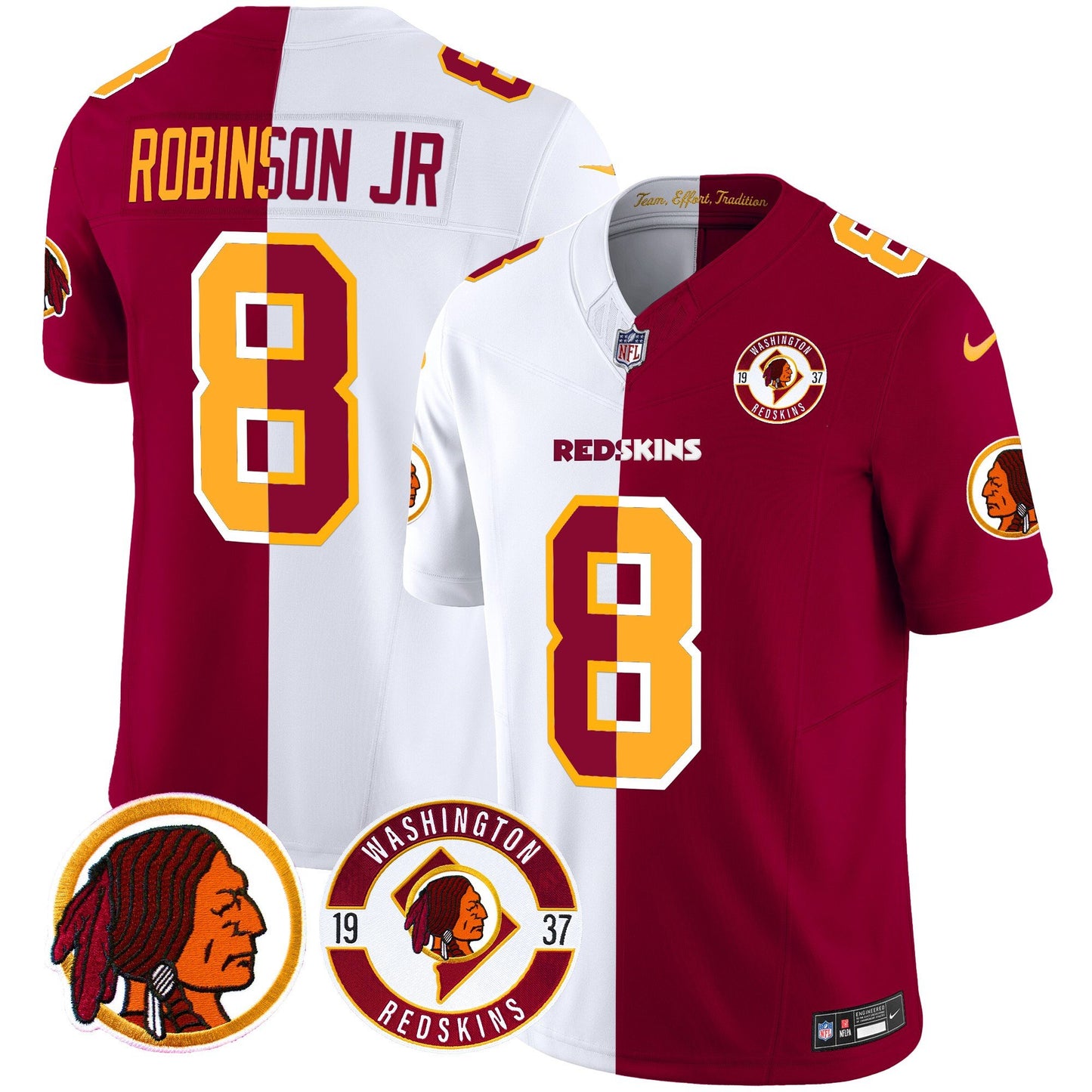 Washington Redskins 2024 Vapor Limited Jersey - Est. 1937 Patch - All Stitched