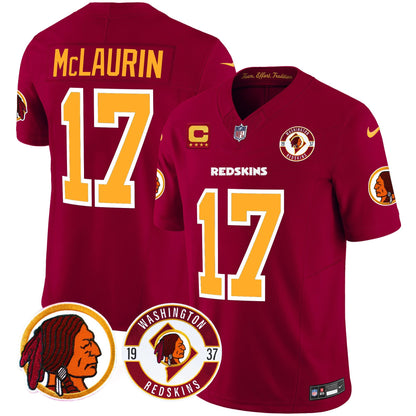 Washington Redskins 2024 Vapor Limited Jersey - Est. 1937 Patch - All Stitched