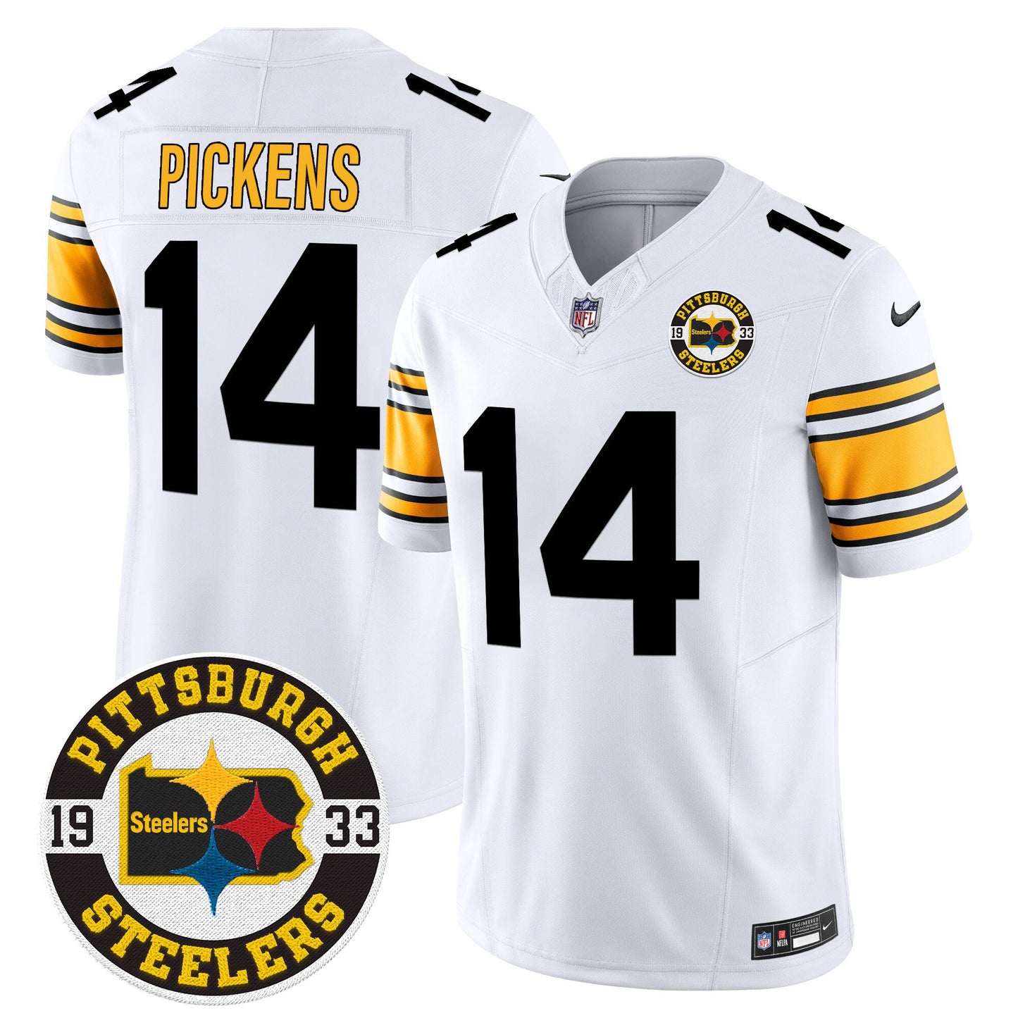 Steelers 2024 Vapor Limited Jersey - Est 1933 Patch - All Stitched