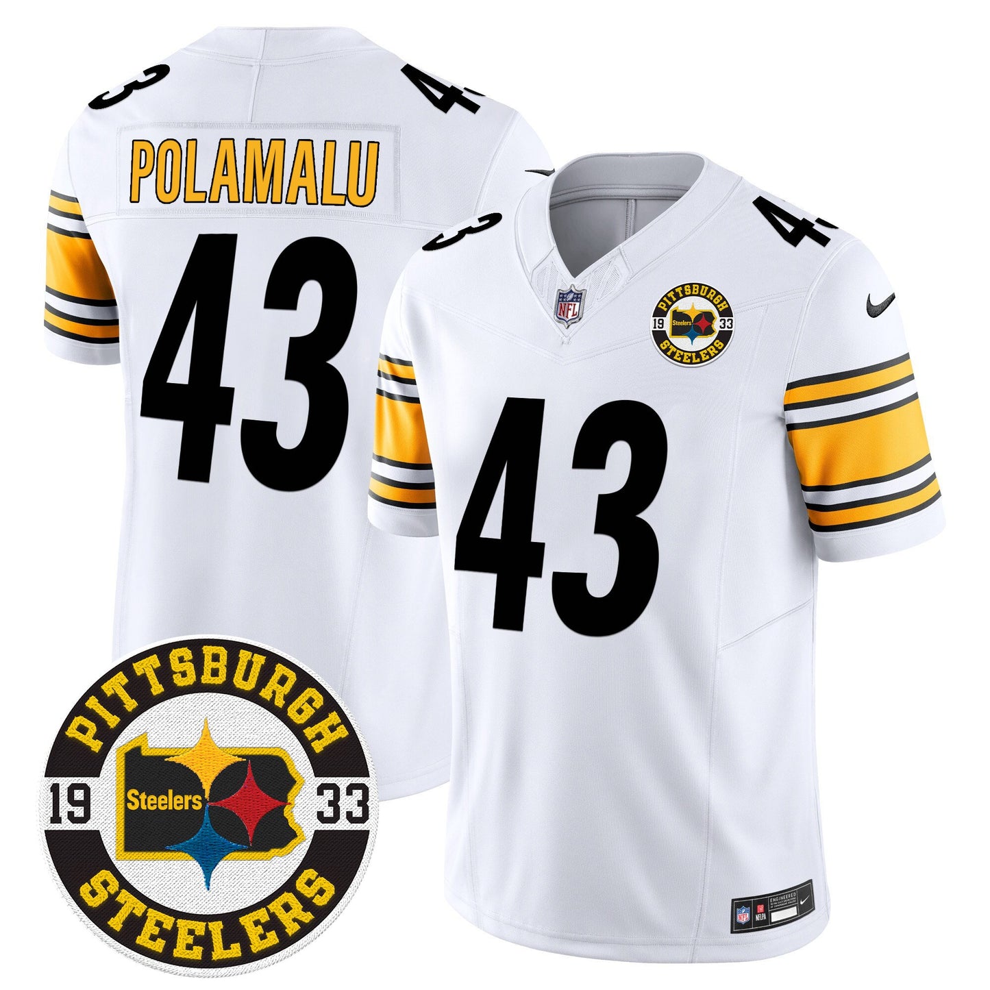 Steelers 2024 Vapor Limited Jersey - Est 1933 Patch - All Stitched