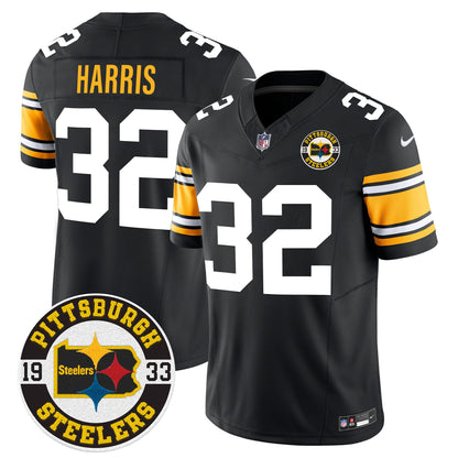 Steelers 2024 Vapor Limited Jersey - Est 1933 Patch - All Stitched