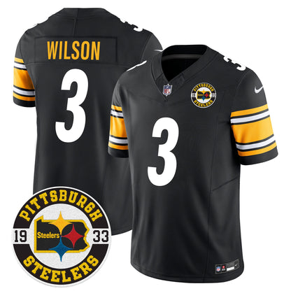 Steelers 2024 Vapor Limited Jersey - Est 1933 Patch - All Stitched