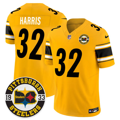 Steelers 2024 Vapor Limited Jersey - Est 1933 Patch - All Stitched