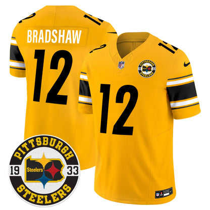 Steelers 2024 Vapor Limited Jersey - Est 1933 Patch - All Stitched