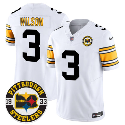 Steelers 2024 Vapor Limited Jersey - Est 1933 Patch - All Stitched