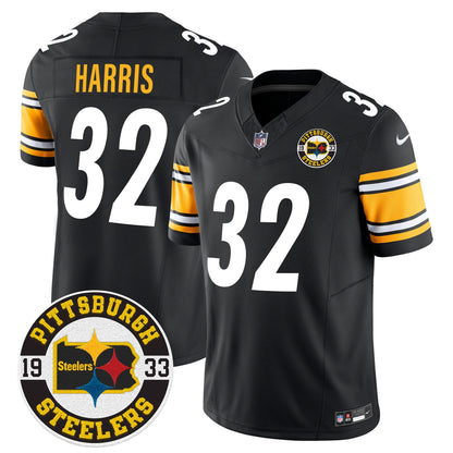 Steelers 2024 Vapor Limited Jersey - Est 1933 Patch - All Stitched