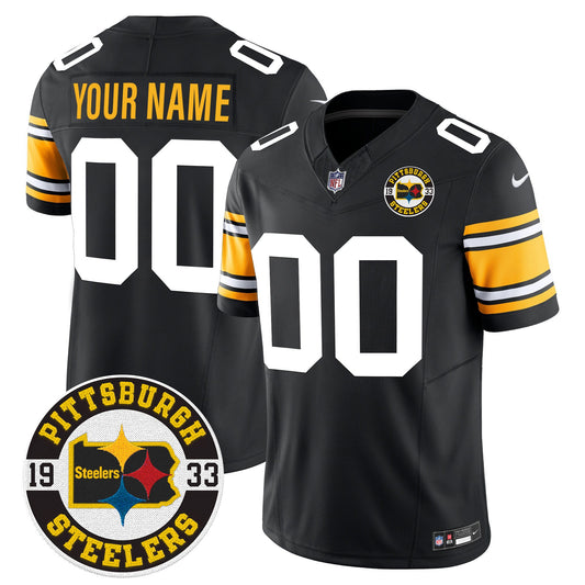 Steelers 2024 Vapor Limited Custom Jersey - Est 1933 Patch - All Stitched