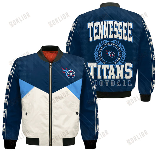 Tennessee Titans Football Team 2024 - 25 Personality, Outstanding Bomber Jacket