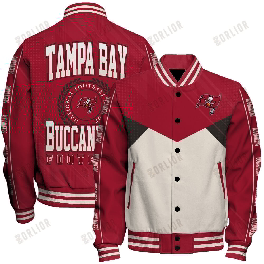 Tampa Bay Buccaneers Football Team 2024 - 25 Personality, Outstanding Unisex Varsity Jacket