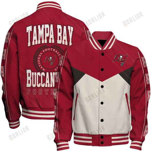 Tampa Bay Buccaneers Football Team 2024 - 25 Personality, Outstanding Unisex Varsity Jacket