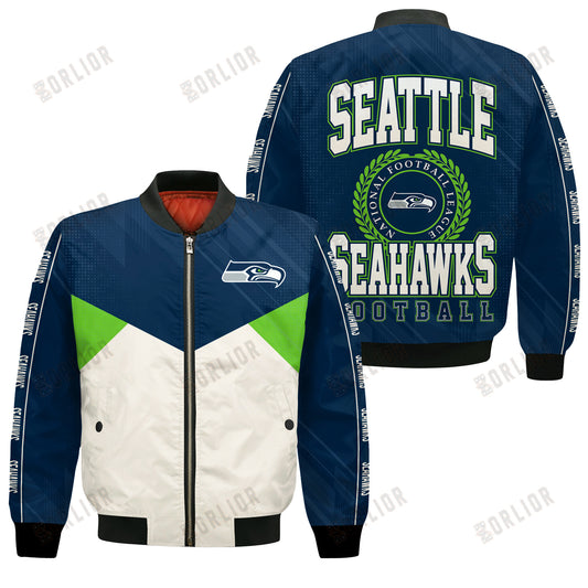 Seattle Seahawks Football Team 2024 - 25 Personality, Outstanding Bomber Jacket