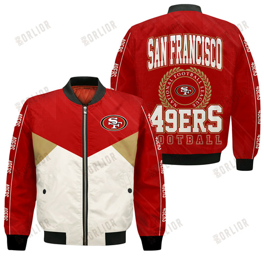 San Francisco 49ers Football Team 2024 - 25 Personality, Outstanding Bomber Jacket