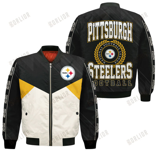 Pittsburgh Steelers Football Team 2024 - 25 Personality, Outstanding Bomber Jacket