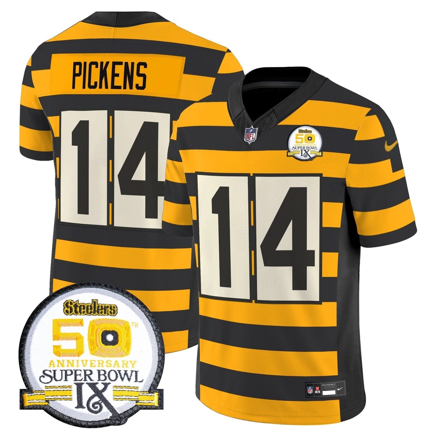 Pittsburgh Steelers Throwback 2024 Vapor Limited Jersey - All Stitched
