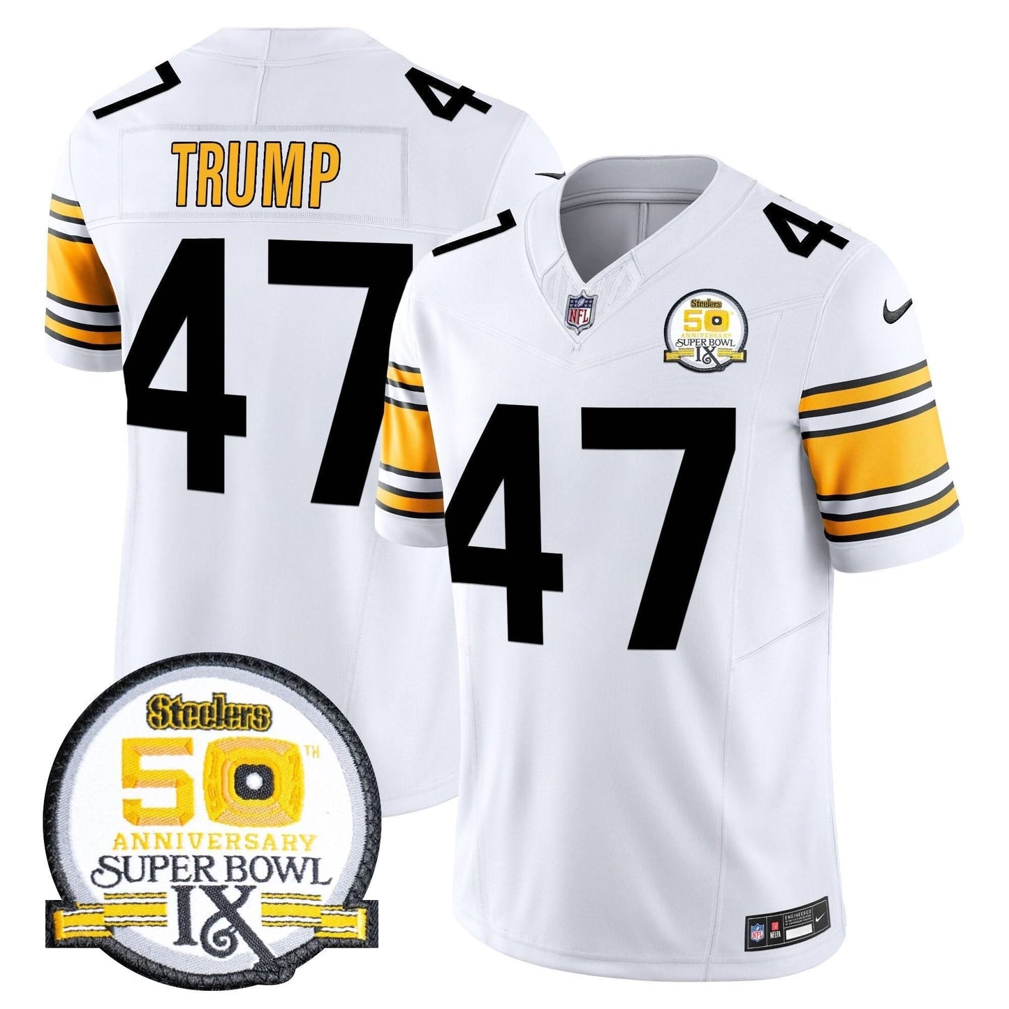 Pittsburgh Steelers Throwback 2024 Vapor Limited Jersey - All Stitched