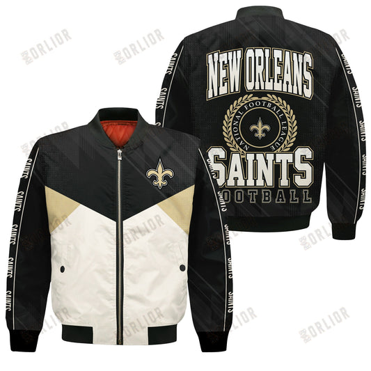 New Orleans Saints Football Team 2024 - 25 Personality, Outstanding Bomber Jacket