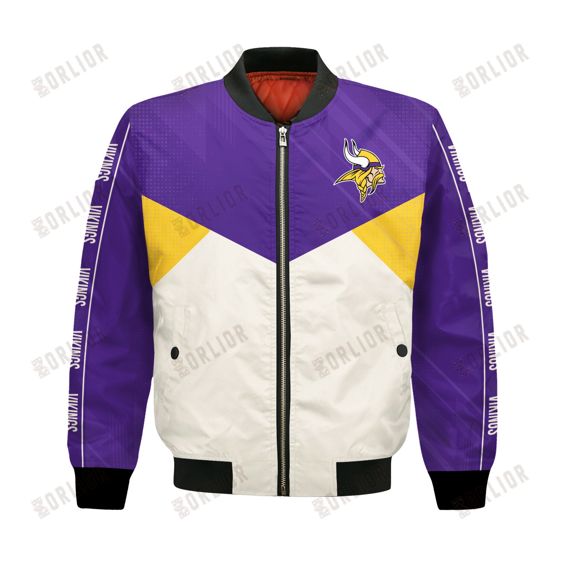 Minnesota Vikings Football Team 2024 - 25 Personality, Outstanding Bomber Jacket