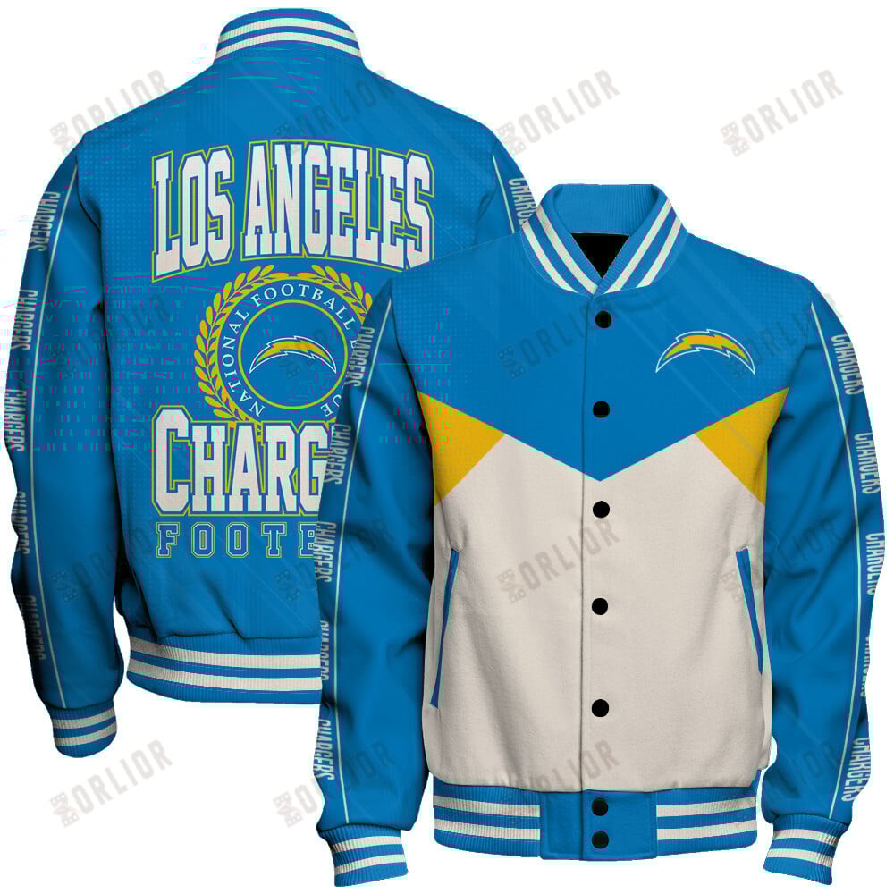 Los Angeles Chargers Football Team 2024 - 25 Personality, Outstanding Unisex Varsity Jacket