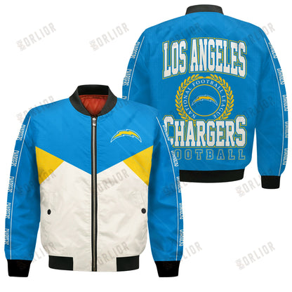Los Angeles Chargers Football Team 2024 - 25 Personality, Outstanding Bomber Jacket