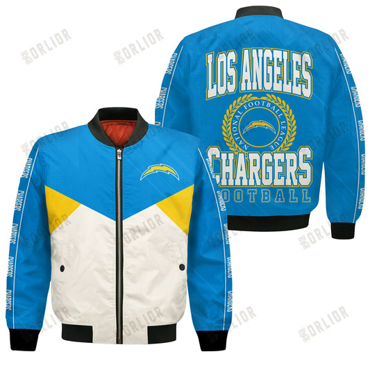 Los Angeles Chargers Football Team 2024 - 25 Personality, Outstanding Bomber Jacket