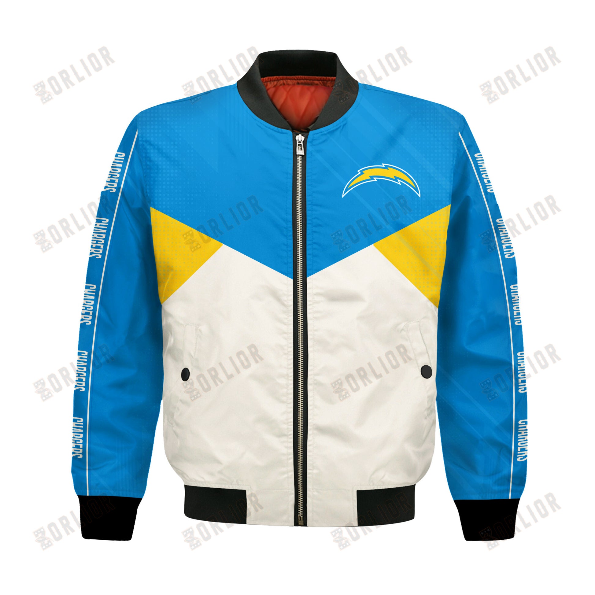 Los Angeles Chargers Football Team 2024 - 25 Personality, Outstanding Bomber Jacket
