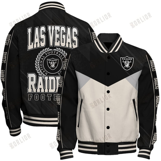 Las Vegas Raiders Football Team 2024 - 25 Personality, Outstanding Unisex Varsity Jacket