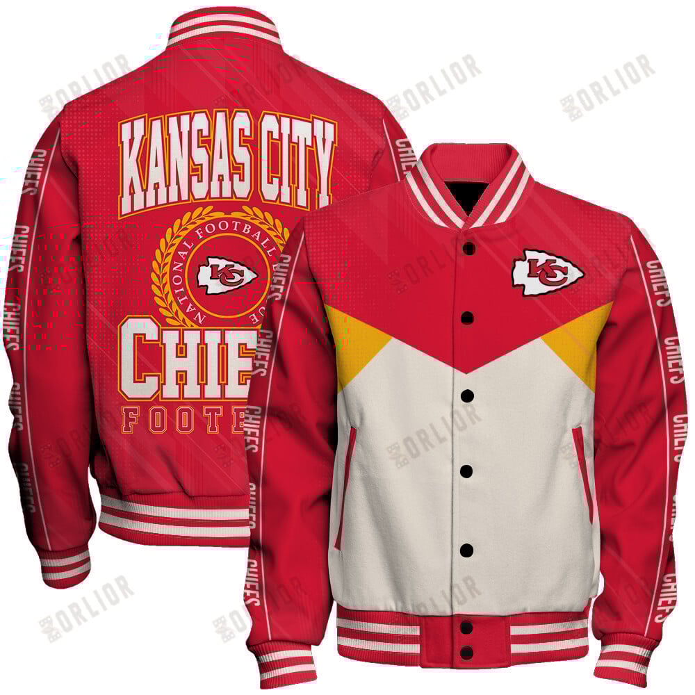 Kansas City Chiefs Football Team 2024 - 25 Personality, Outstanding Unisex Varsity Jacket