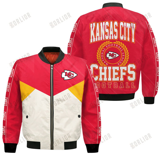 Kansas City Chiefs Football Team 2024 - 25 Personality, Outstanding Bomber Jacket