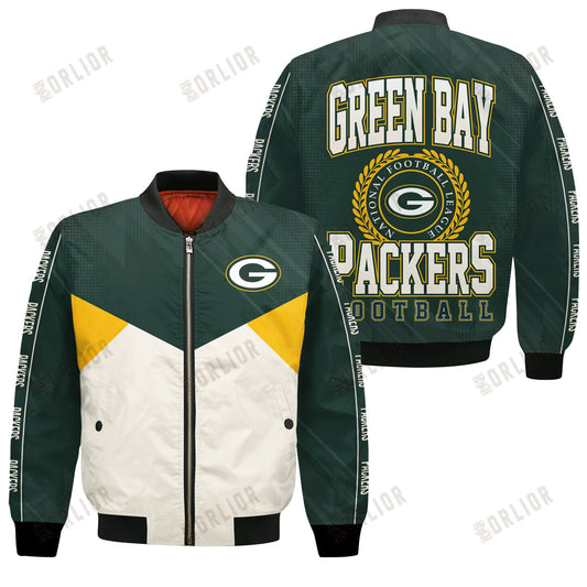 Green Bay Packers Football Team 2024 - 25 Personality, Outstanding Bomber Jacket