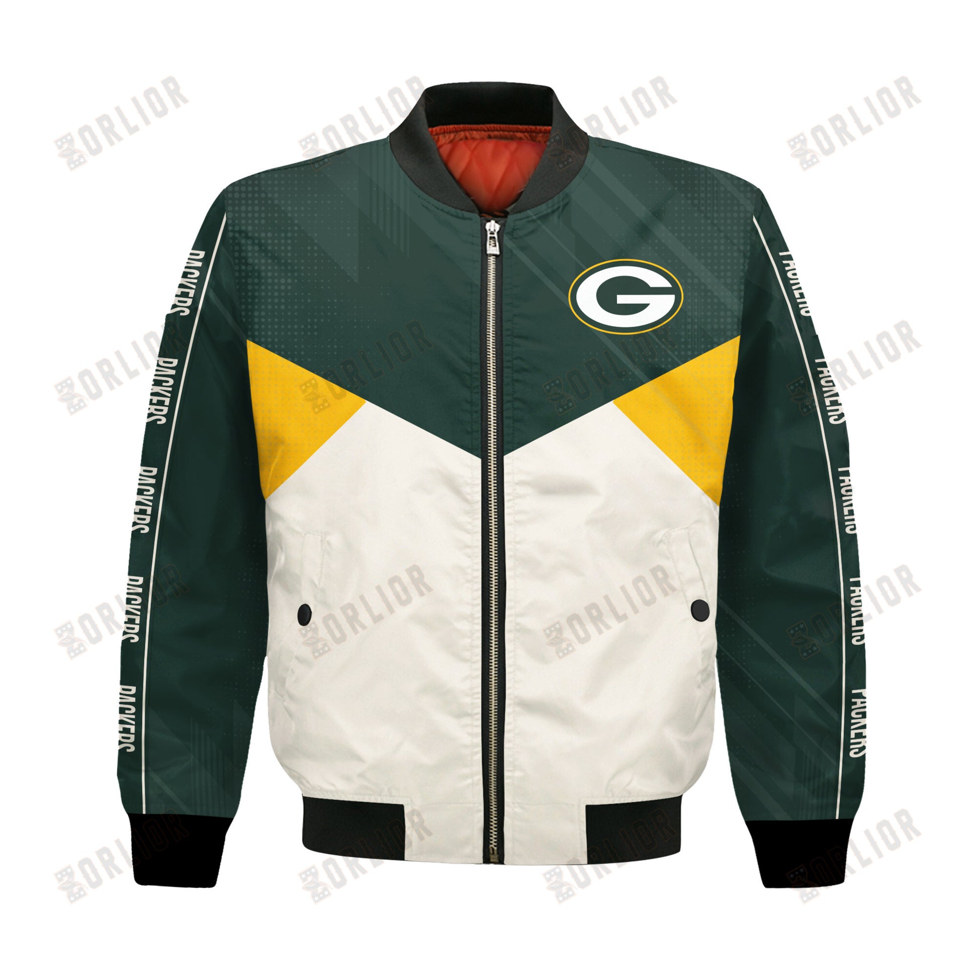 Green Bay Packers Football Team 2024 - 25 Personality, Outstanding Bomber Jacket