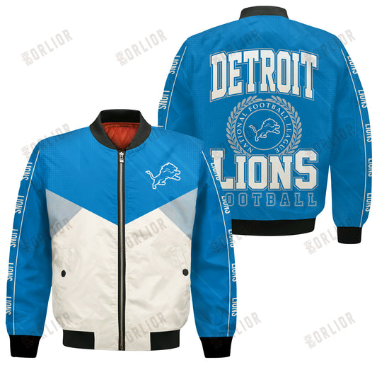 Detroit Lions Football Team 2024 - 25 Personality, Outstanding Bomber Jacket