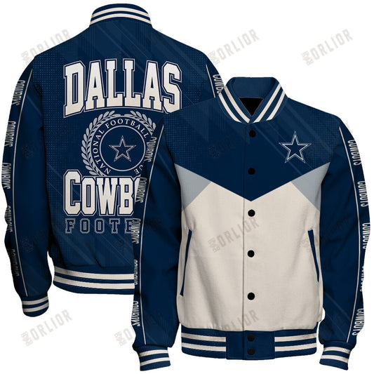 Dallas Cowboys Football Team 2024 - 25 Personality, Outstanding Unisex Varsity Jacket