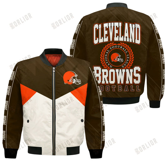 Cleveland Browns Football Team 2024 - 25 Personality, Outstanding Bomber Jacket