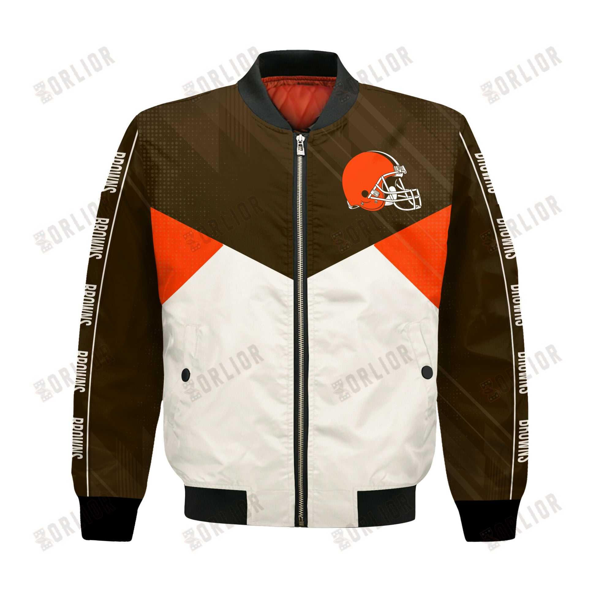 Cleveland Browns Football Team 2024 - 25 Personality, Outstanding Bomber Jacket
