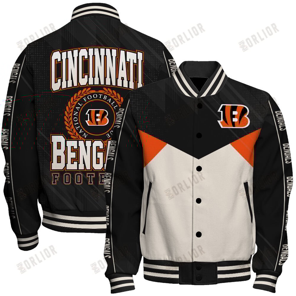 Cincinnati Bengals Football Team 2024 - 25 Personality, Outstanding Unisex Varsity Jacket