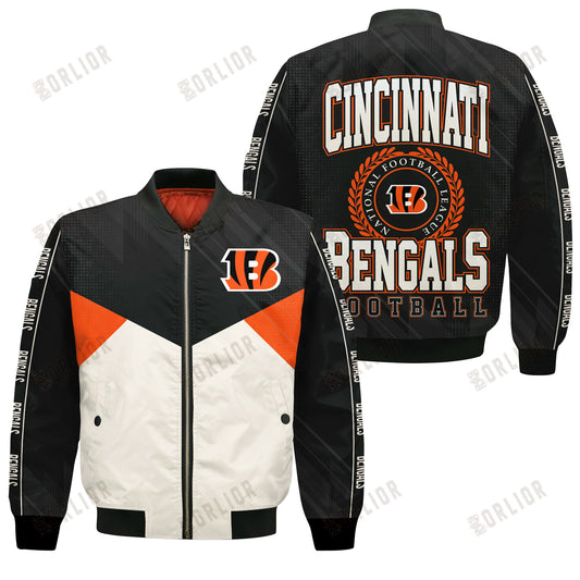 Cincinnati Bengals Football Team 2024 - 25 Personality, Outstanding Bomber Jacket