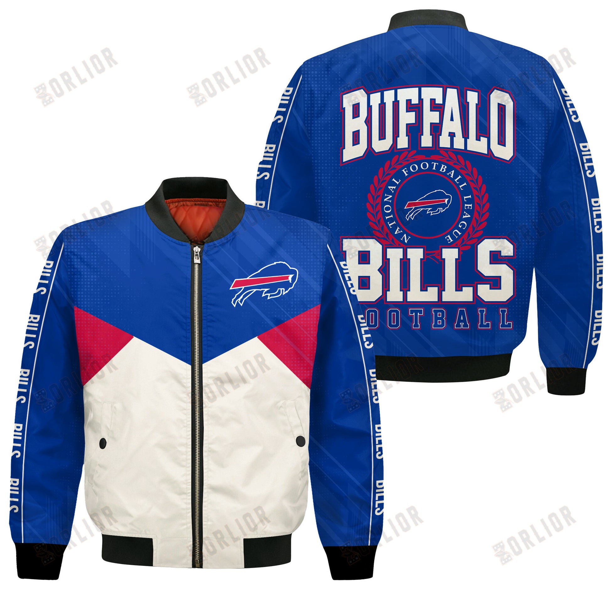 Buffalo Bills Football Team 2024 - 25 Personality, Outstanding Bomber Jacket