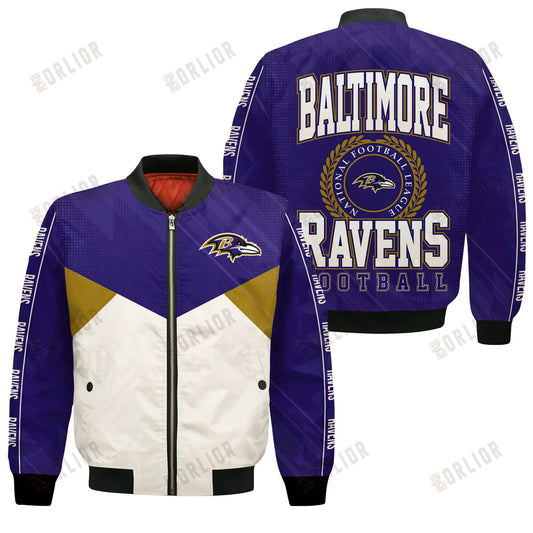 Baltimore Ravens Football Team 2024 - 25 Personality, Outstanding Bomber Jacket