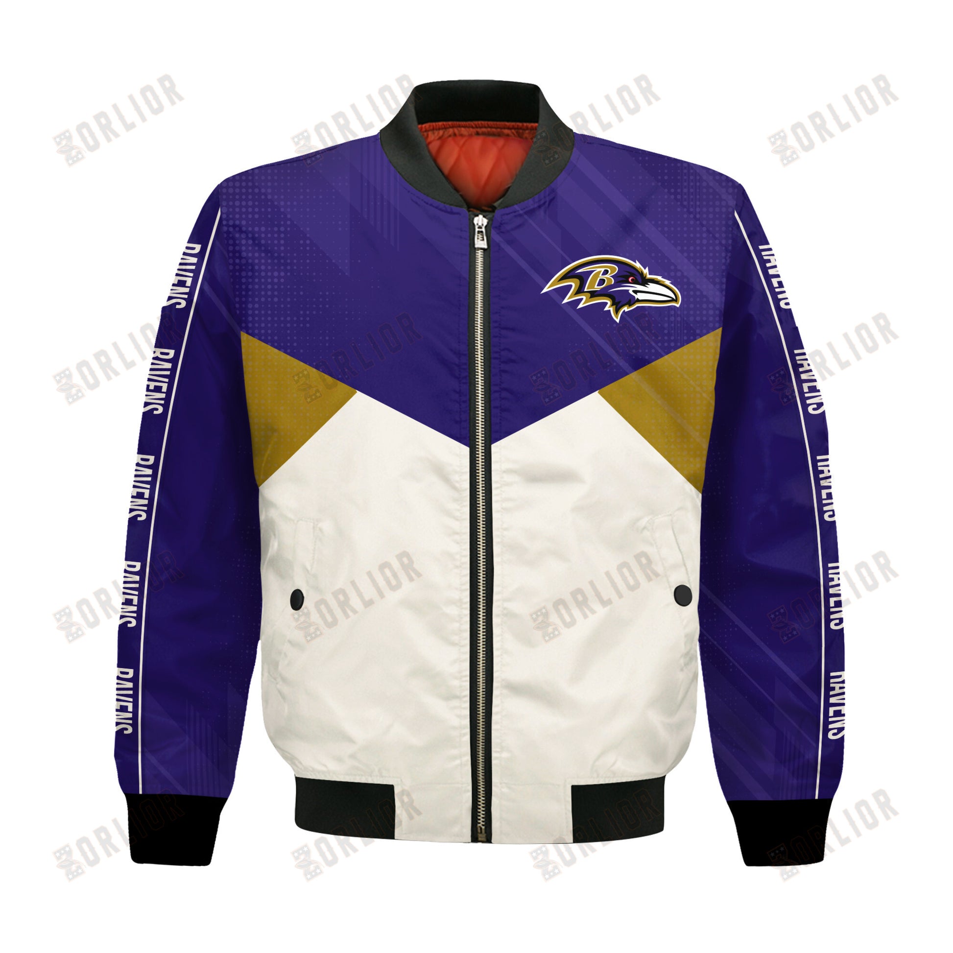 Baltimore Ravens Football Team 2024 - 25 Personality, Outstanding Bomber Jacket