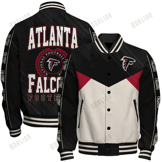 Atlanta Falcons Football Team 2024 - 25 Personality, Outstanding Unisex Varsity Jacket