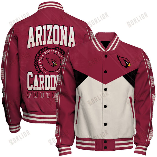 Arizona Cardinals Football Team 2024 - 25 Personality, Outstanding Unisex Varsity Jacket