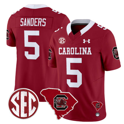 South Carolina Gamecocks 1980 Throwback Home Patch Vapor Limited Jersey - All Stitched