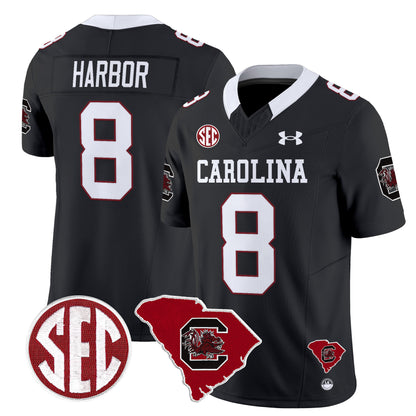 South Carolina Gamecocks 1980 Throwback Home Patch Vapor Limited Jersey - All Stitched