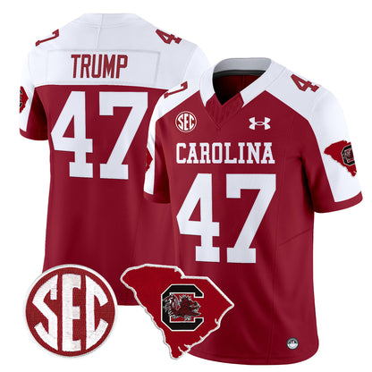 South Carolina Gamecocks 1980 Throwback Home Patch Vapor Limited Jersey - All Stitched