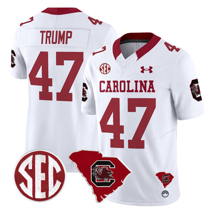 South Carolina Gamecocks 1980 Throwback Home Patch Vapor Limited Jersey - All Stitched