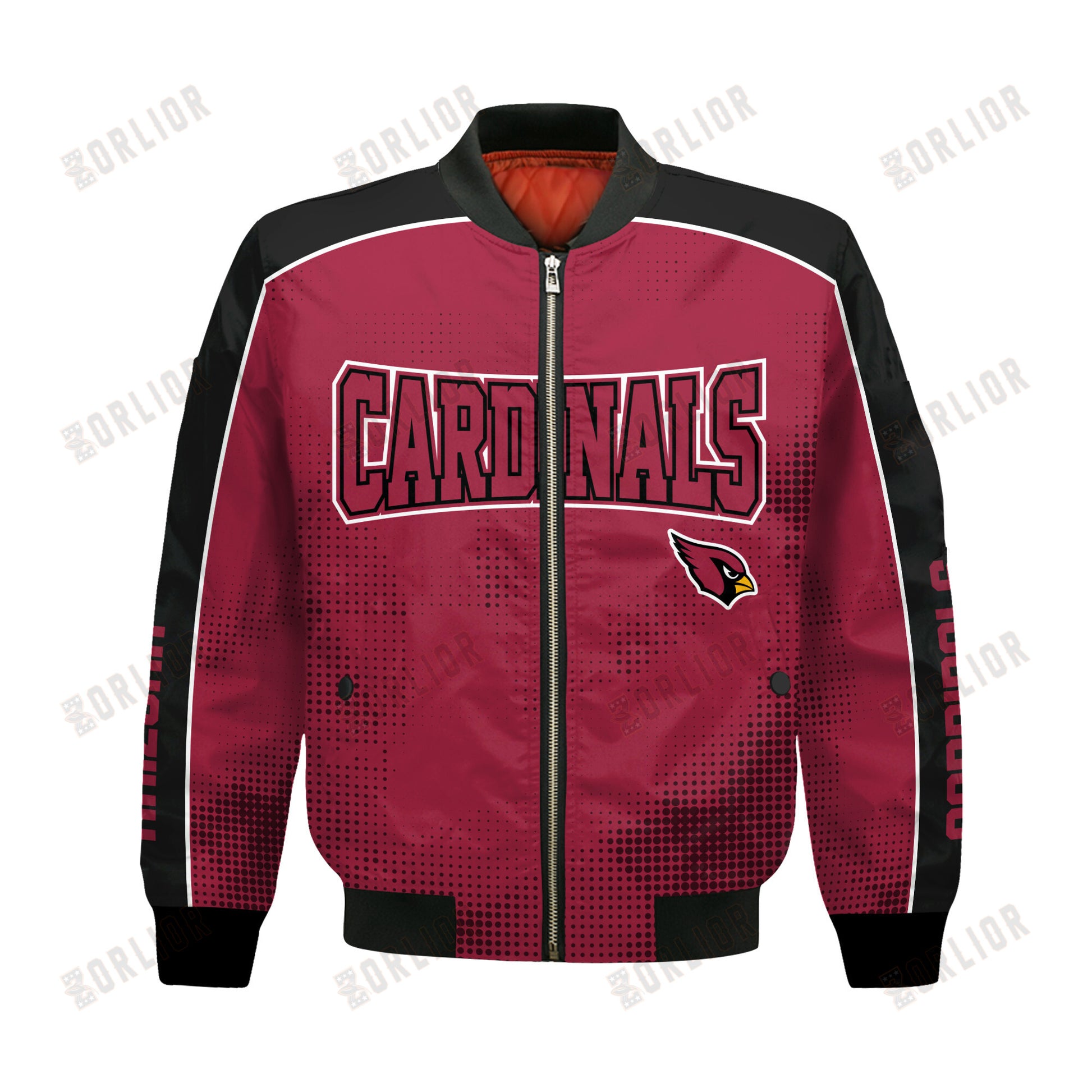 Arizona Cardinals Football Team 2024 - 25 Heart Beats In Unison Bomber Jacket