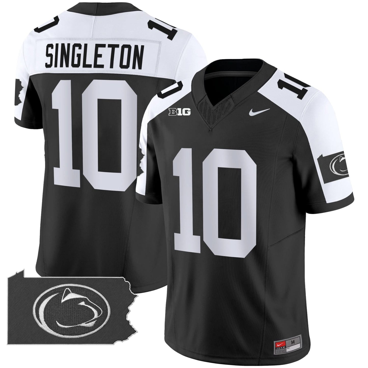 Penn State Nittany Lions 2024 Home Patch Vapor Limited Jersey - All Stitched